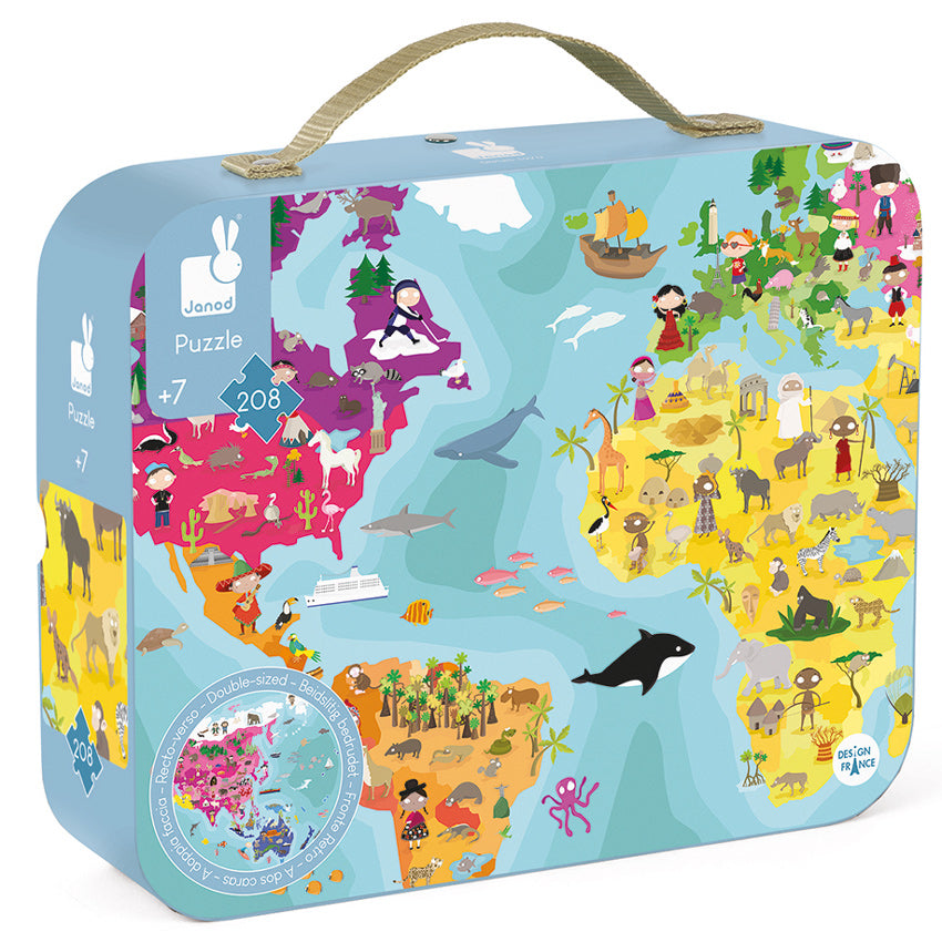 Reversible Blue Planet Puzzle - Janod