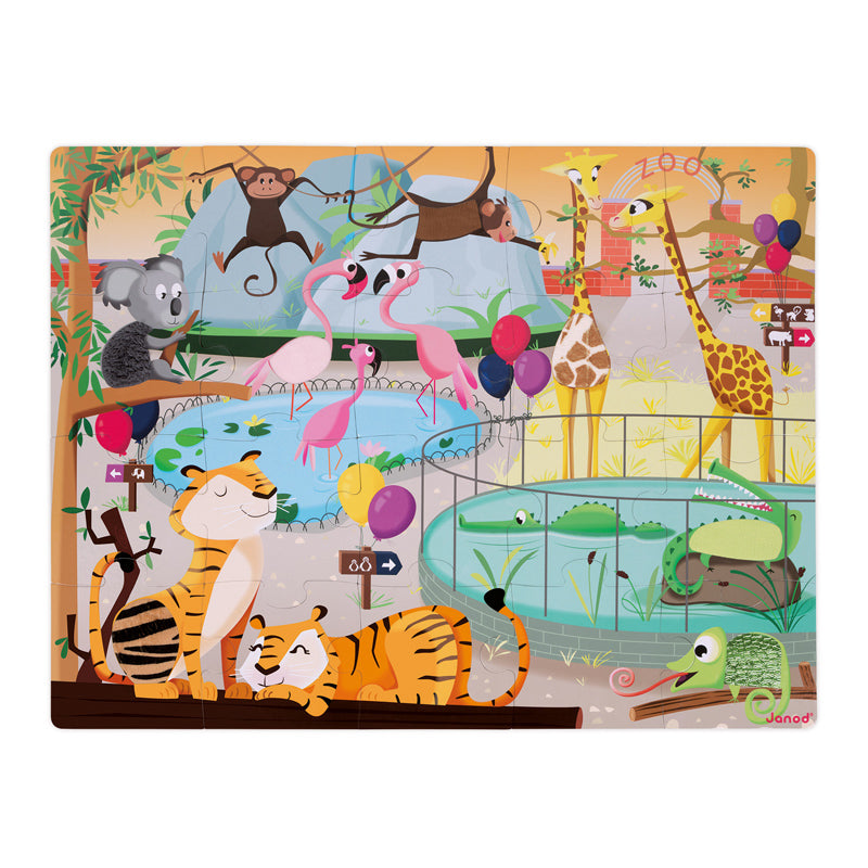 Tactile Zoo Puzzle - Janod