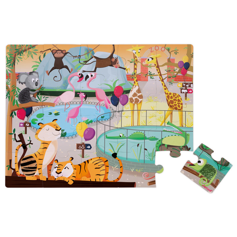 Tactile Zoo Puzzle - Janod