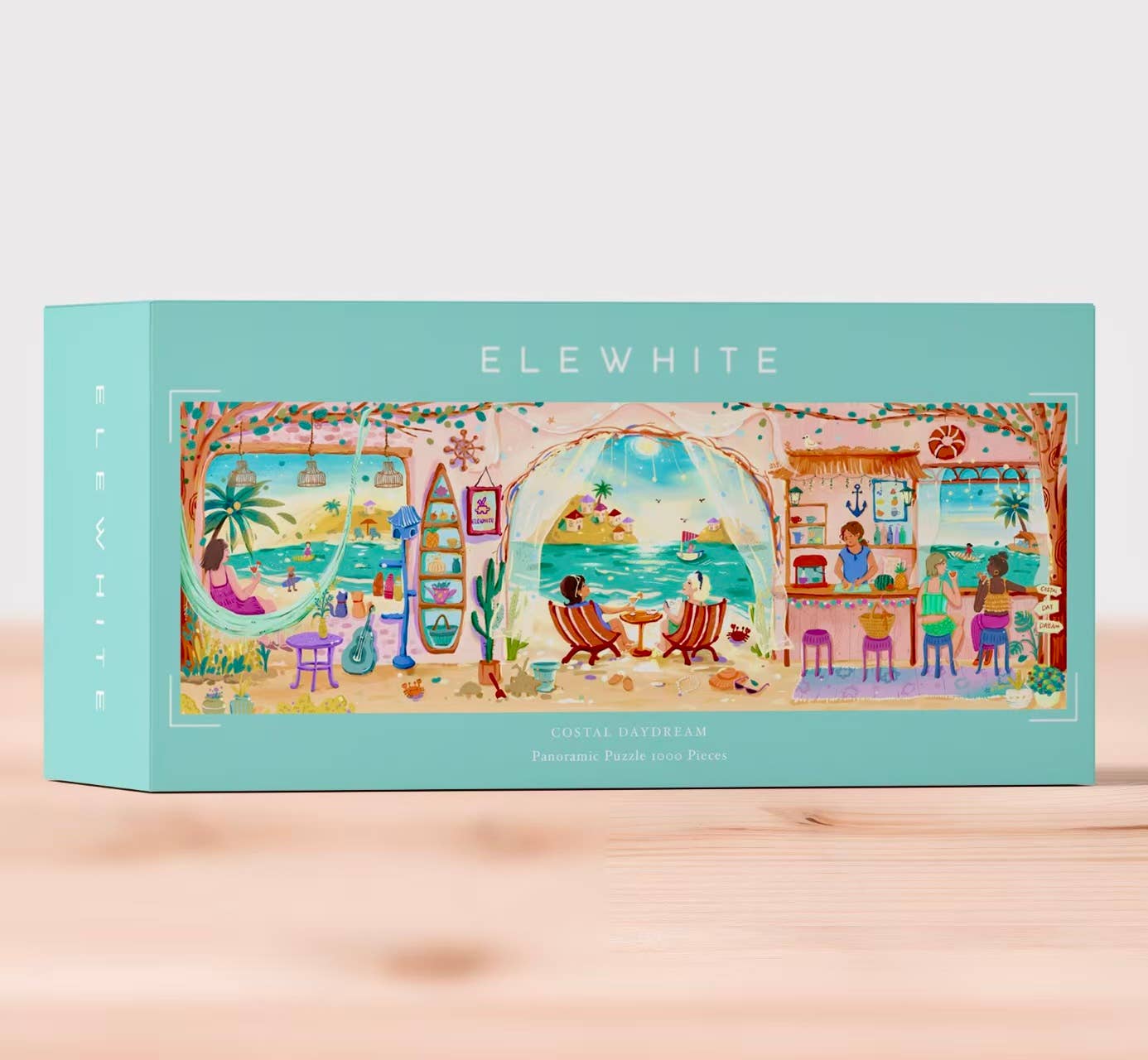 Costal Daydream Panoramic Puzzle - Elewhite