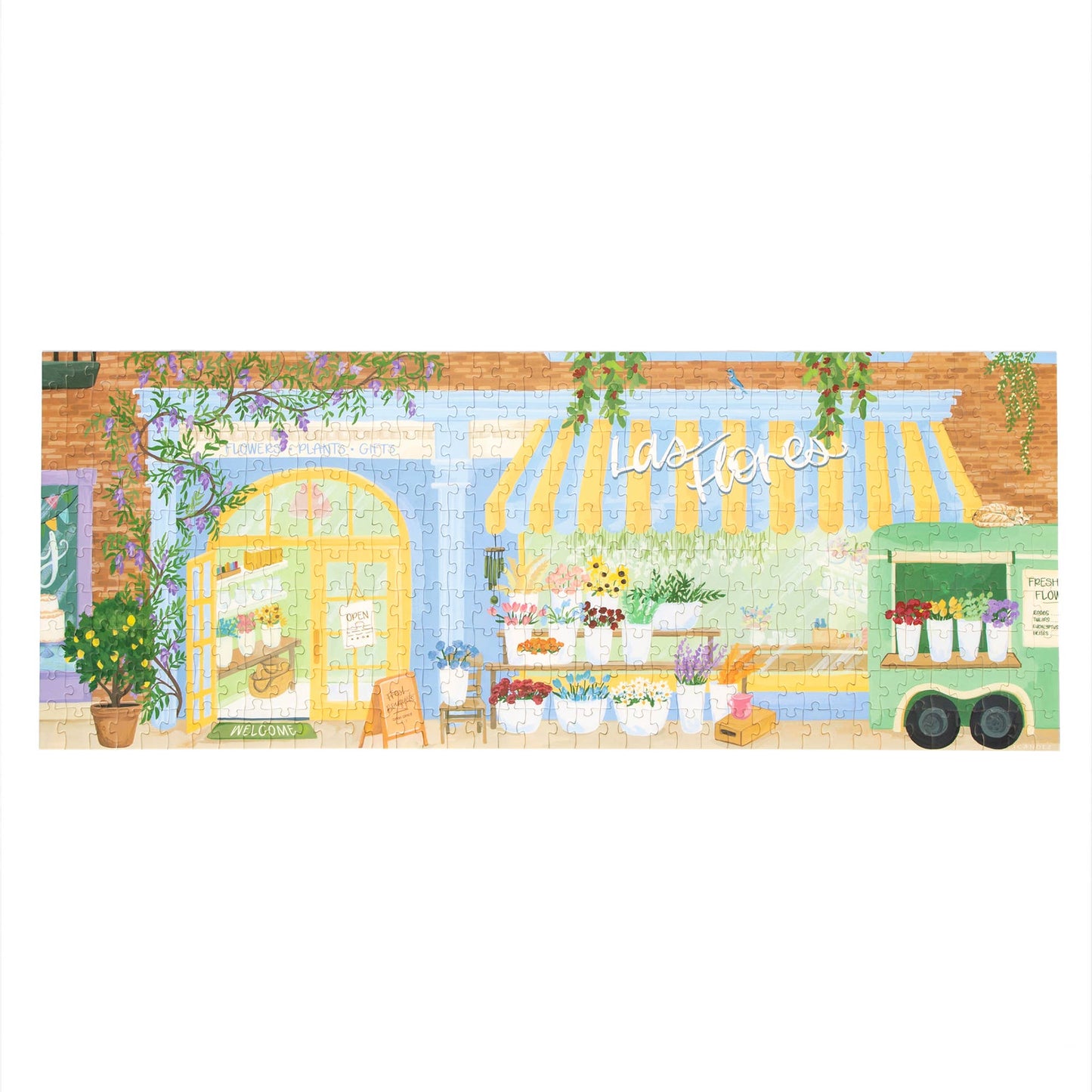 Flower Shop - 400 Piece Panoramic - 1canoe2
