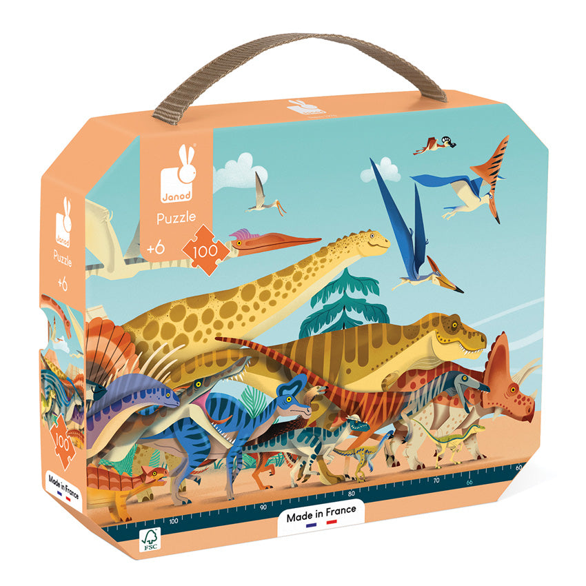 Dino Panoramic Zoo Puzzle - Janod
