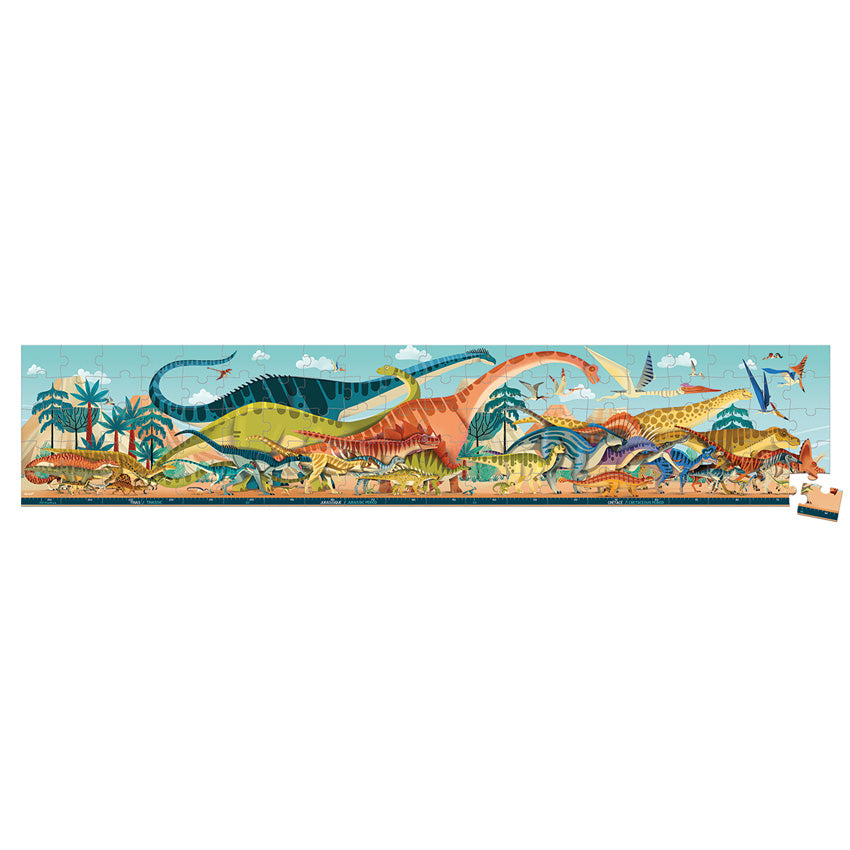 Dino Panoramic Zoo Puzzle - Janod