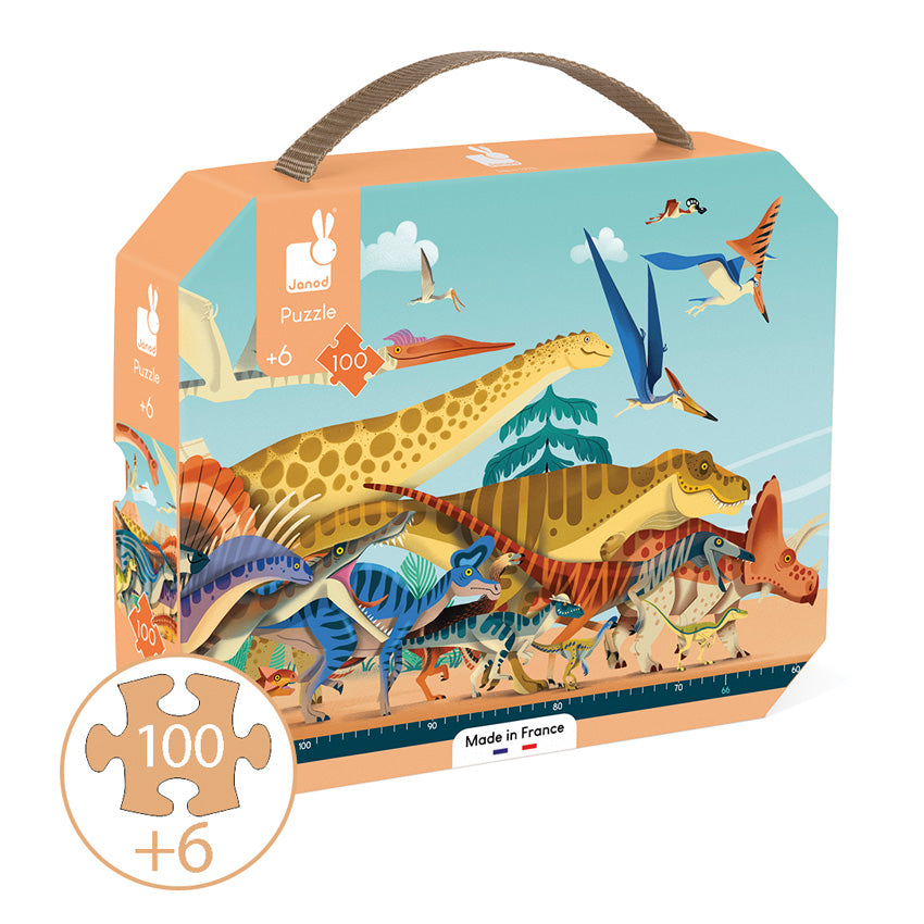 Dino Panoramic Zoo Puzzle - Janod