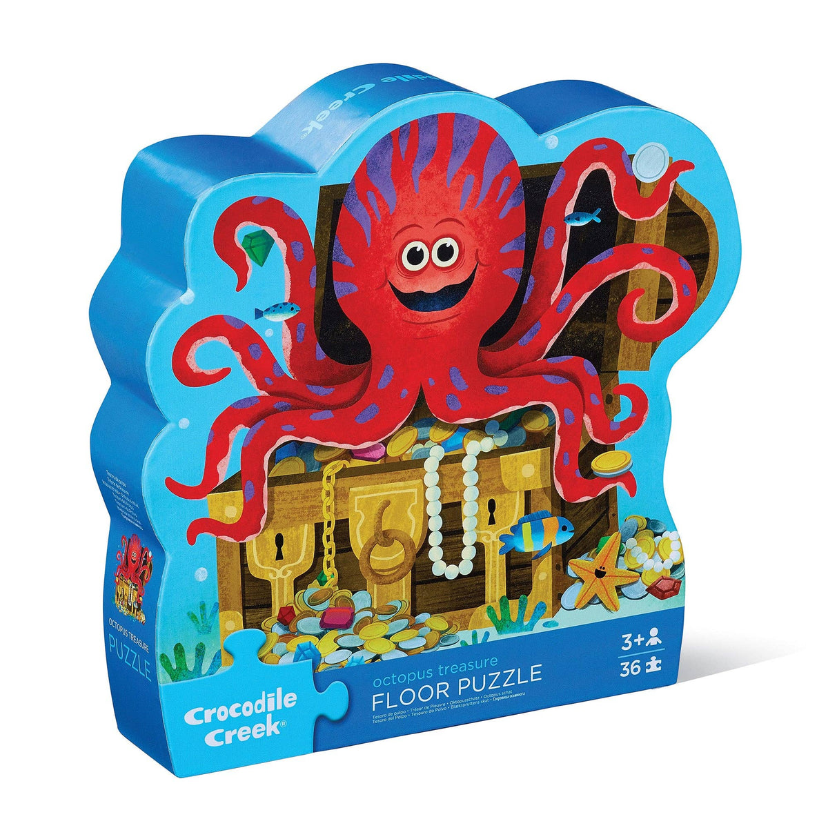Octopus Treasure Classic Floor Puzzle 36 pc - Crocodile Creek