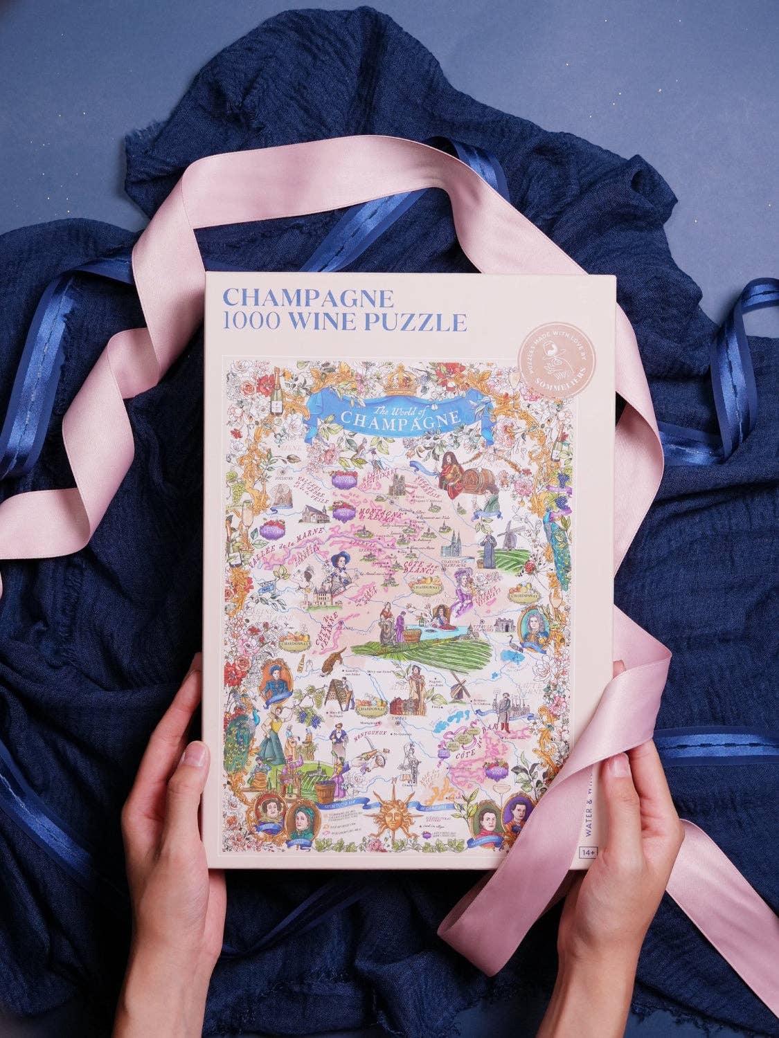 Champagne Wine Puzzle - Water and Wines