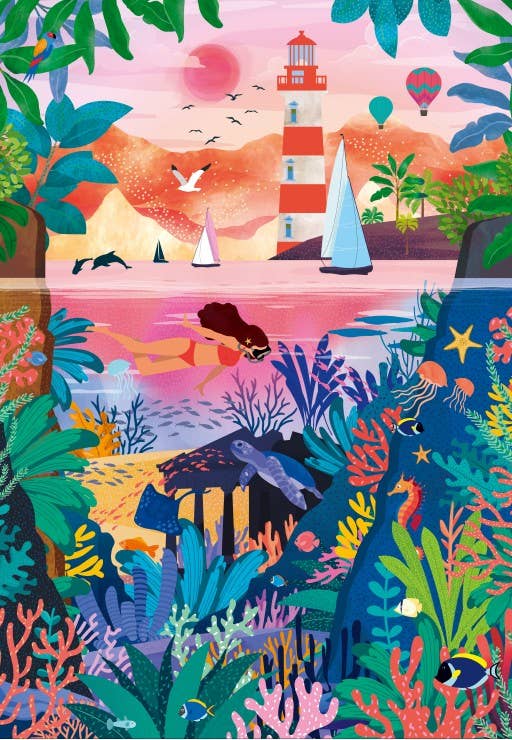 Colorful Underwater World - Pieces and Peace