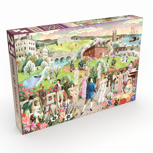 HOME OF ROMANCE 1000 piece JANE AUSTEN jigsaw puzzle