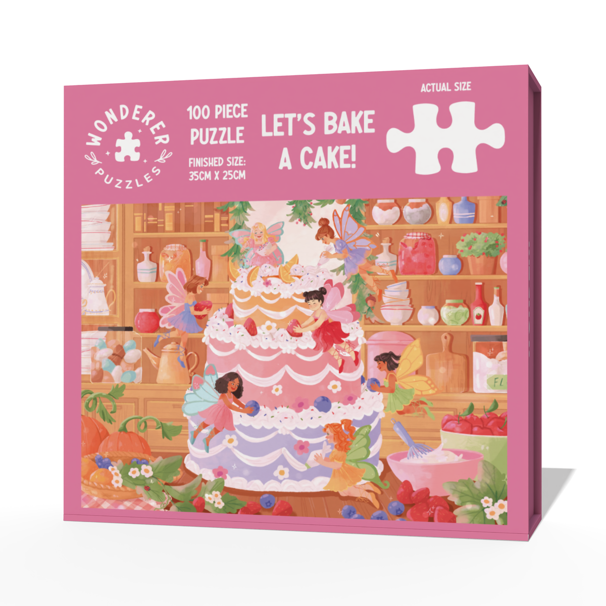 Let's Bake A Cake! Jigsaw Puzzle (100 Pieces) - Wonderer