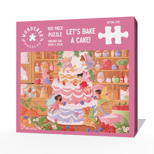 Let's Bake A Cake! Jigsaw Puzzle (100 Pieces) - Wonderer