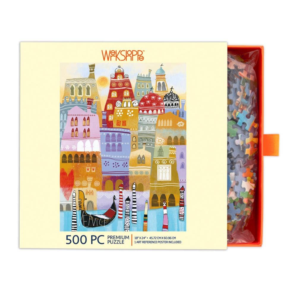 Venice - WerkShoppe 500 Pc Puzzle - Slip Box