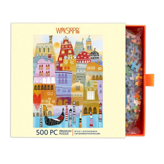 Venice - WerkShoppe 500 Pc Puzzle - Slip Box