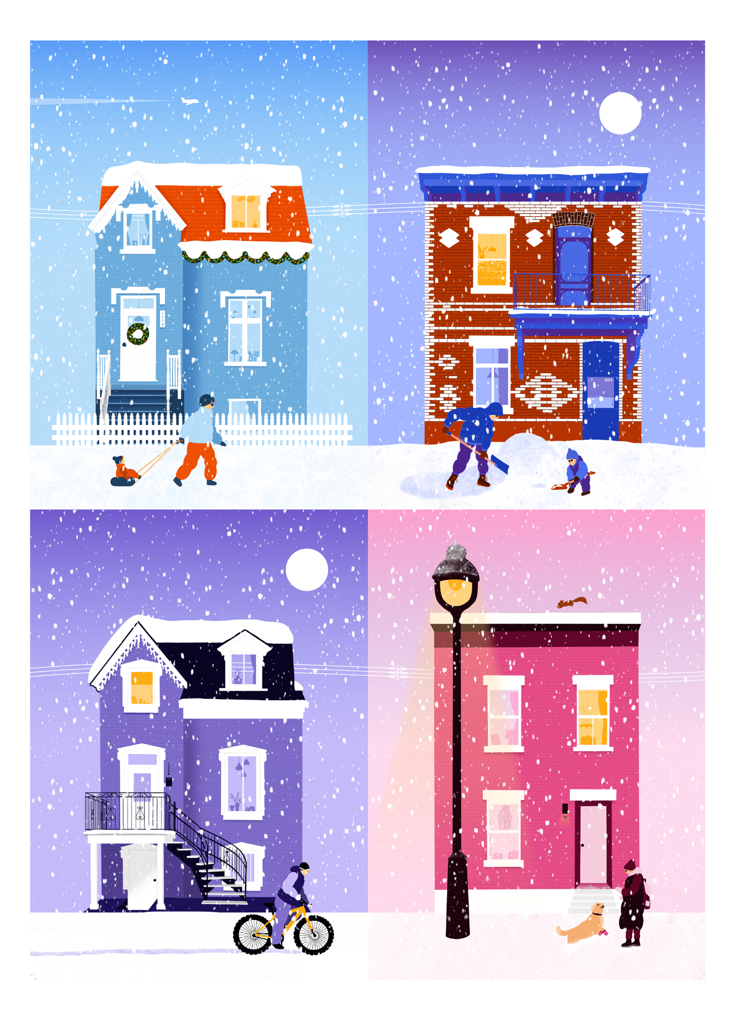 Snowy in Montreal - Holiyay