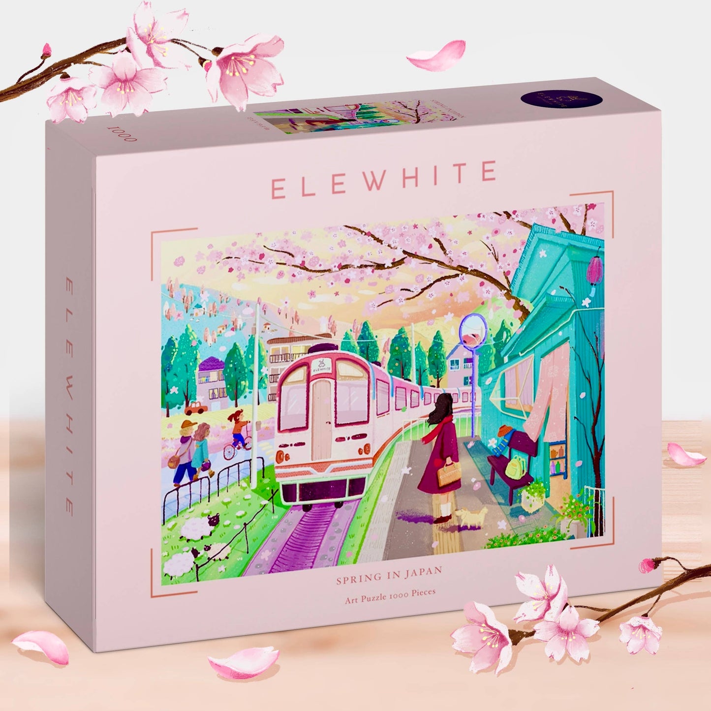 Spring in Japan Art Puzzle - ELEWHITE 1000 Pieces