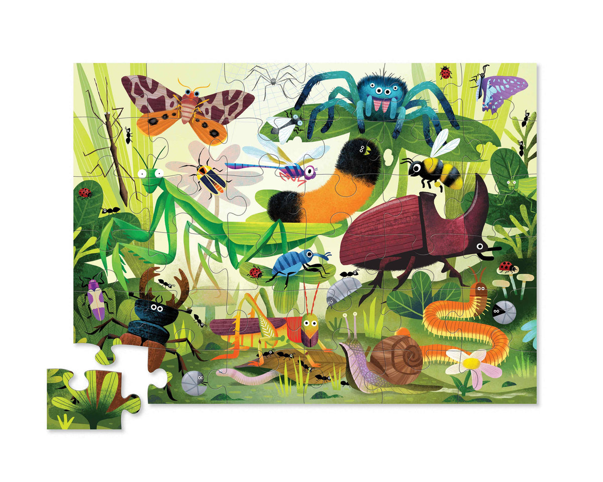 Backyard Bugs - Classic Floor Puzzle 36 pc -  Crocodile Creek