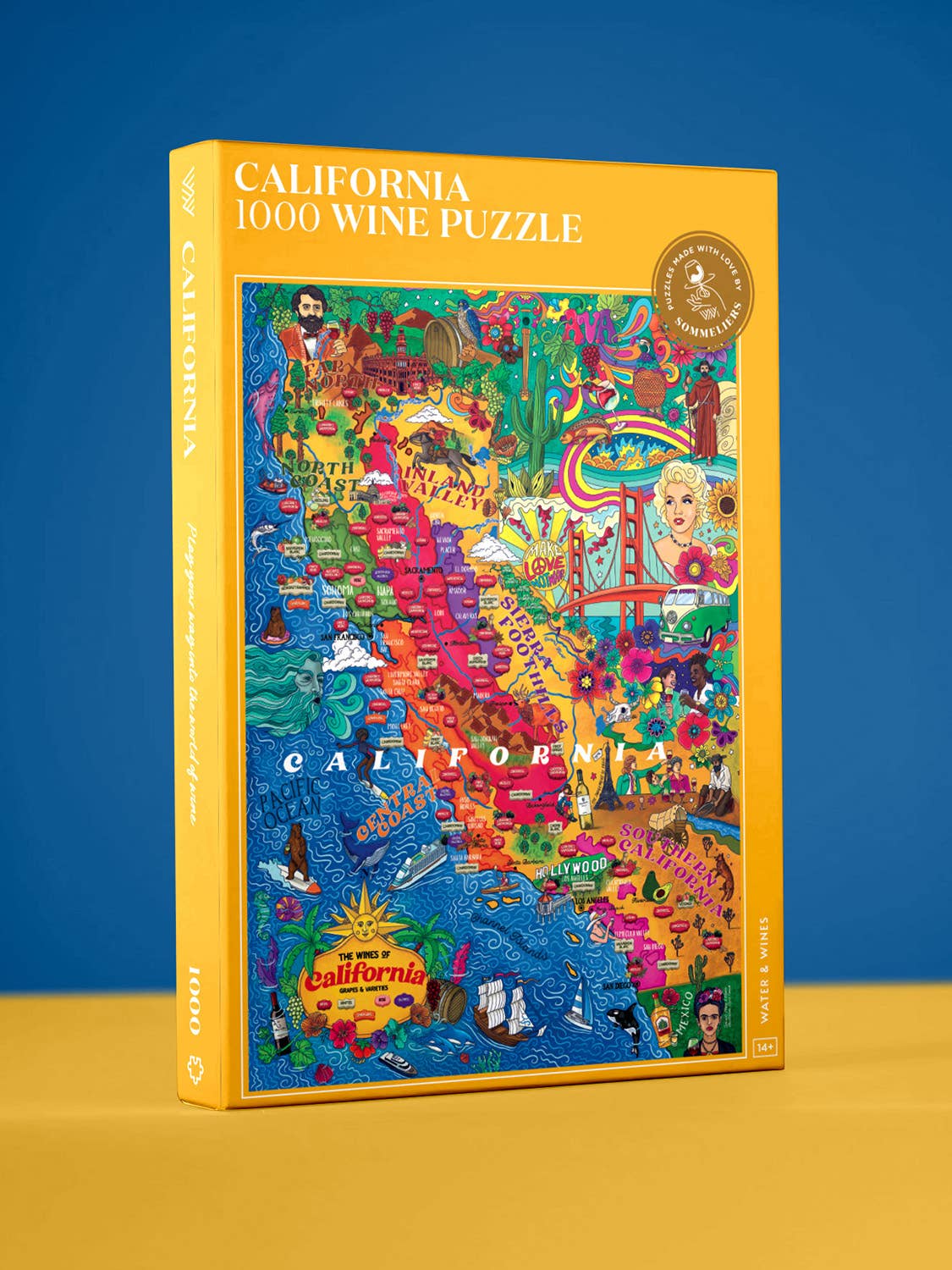 California Wine Puzzle - Water and Wines