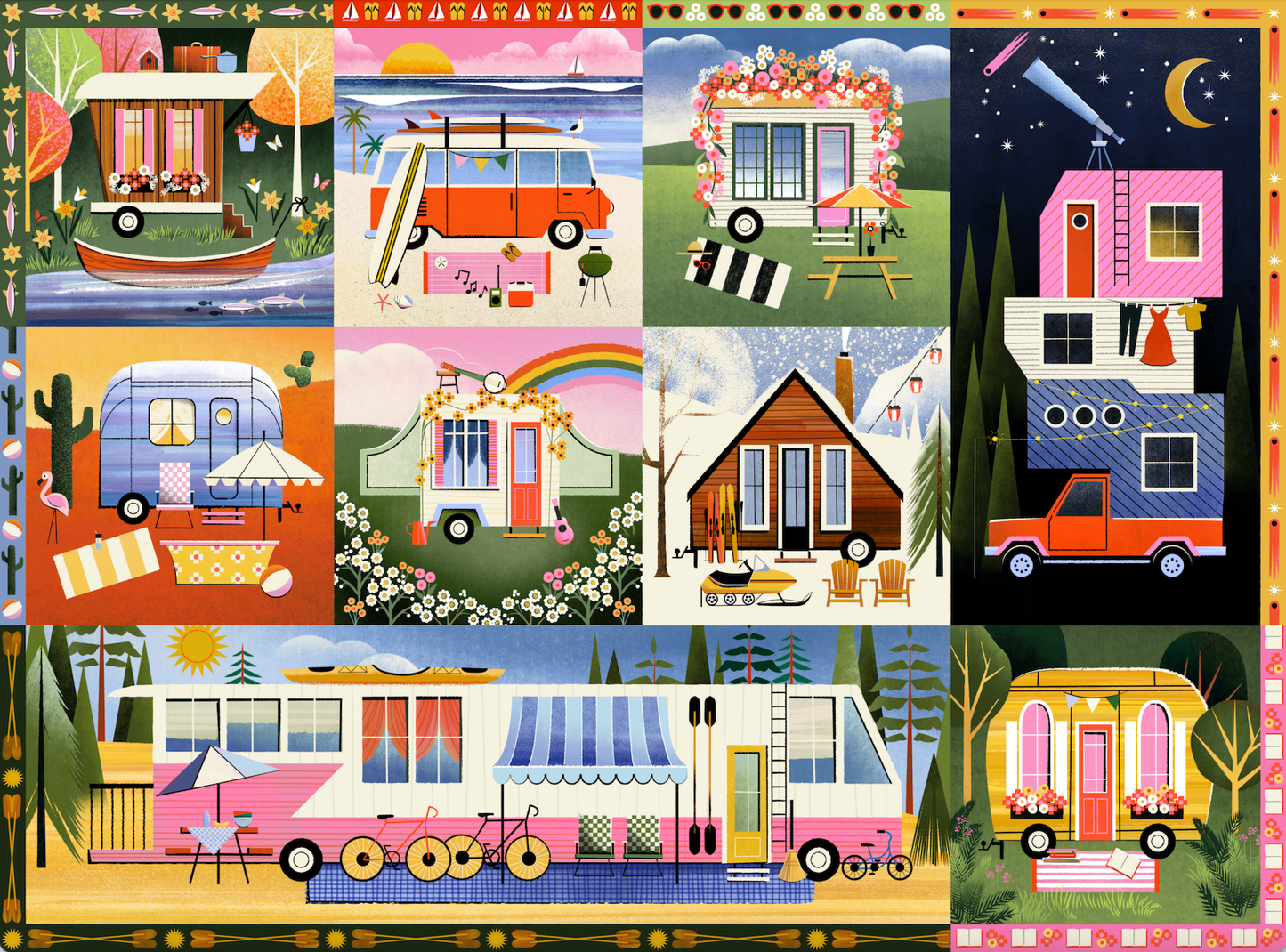 Happy Campers Puzzlefolk