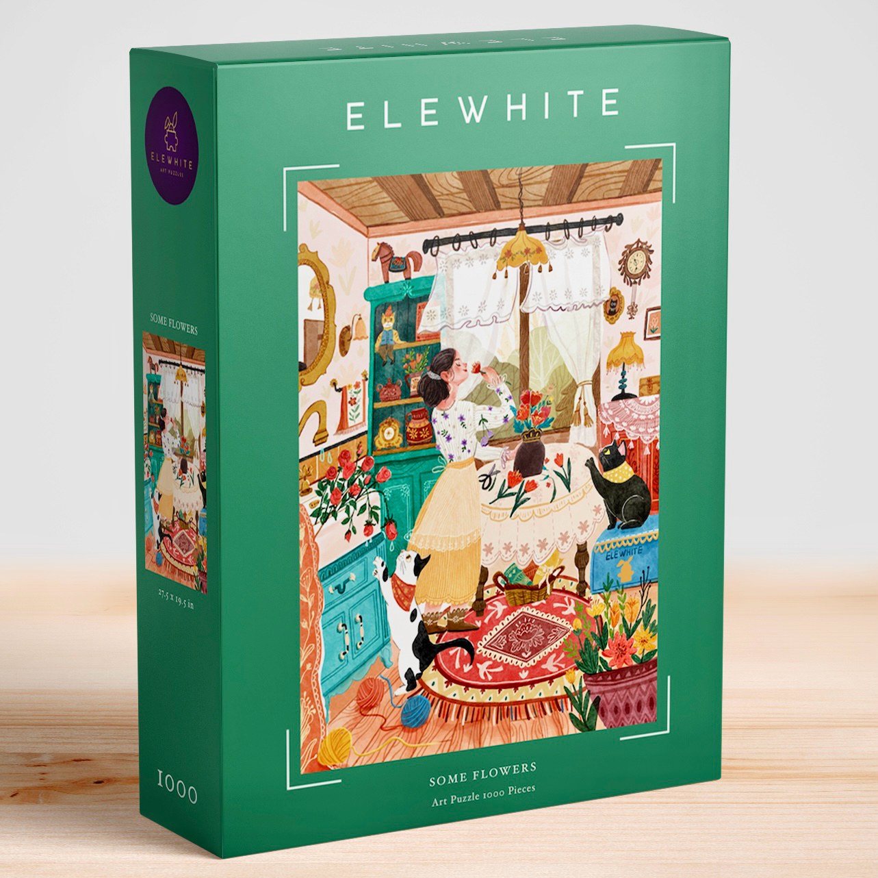 Some Flowers Jigsaw Puzzle - ELEWHITE 1000 Pieces