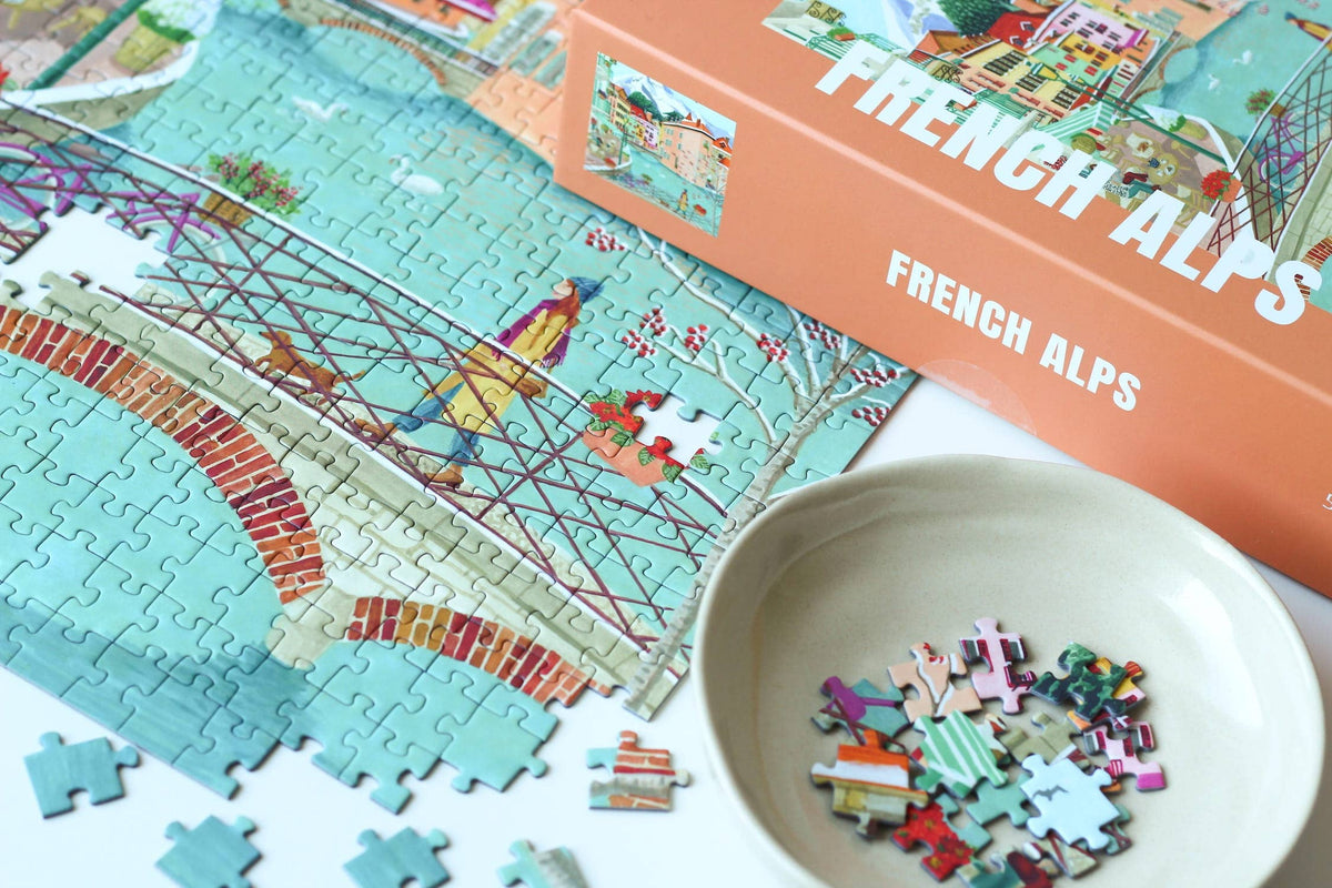French Alps, 500 pieces Piecely