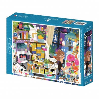 My Favorite Place: The Art Studio - Pieces and Peace 1500 Piece Puzzle
