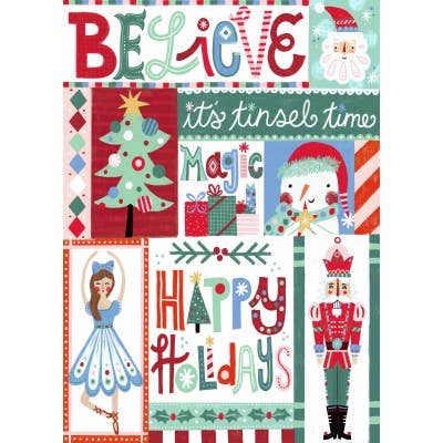 Christmas Collage - Pieces and Peace