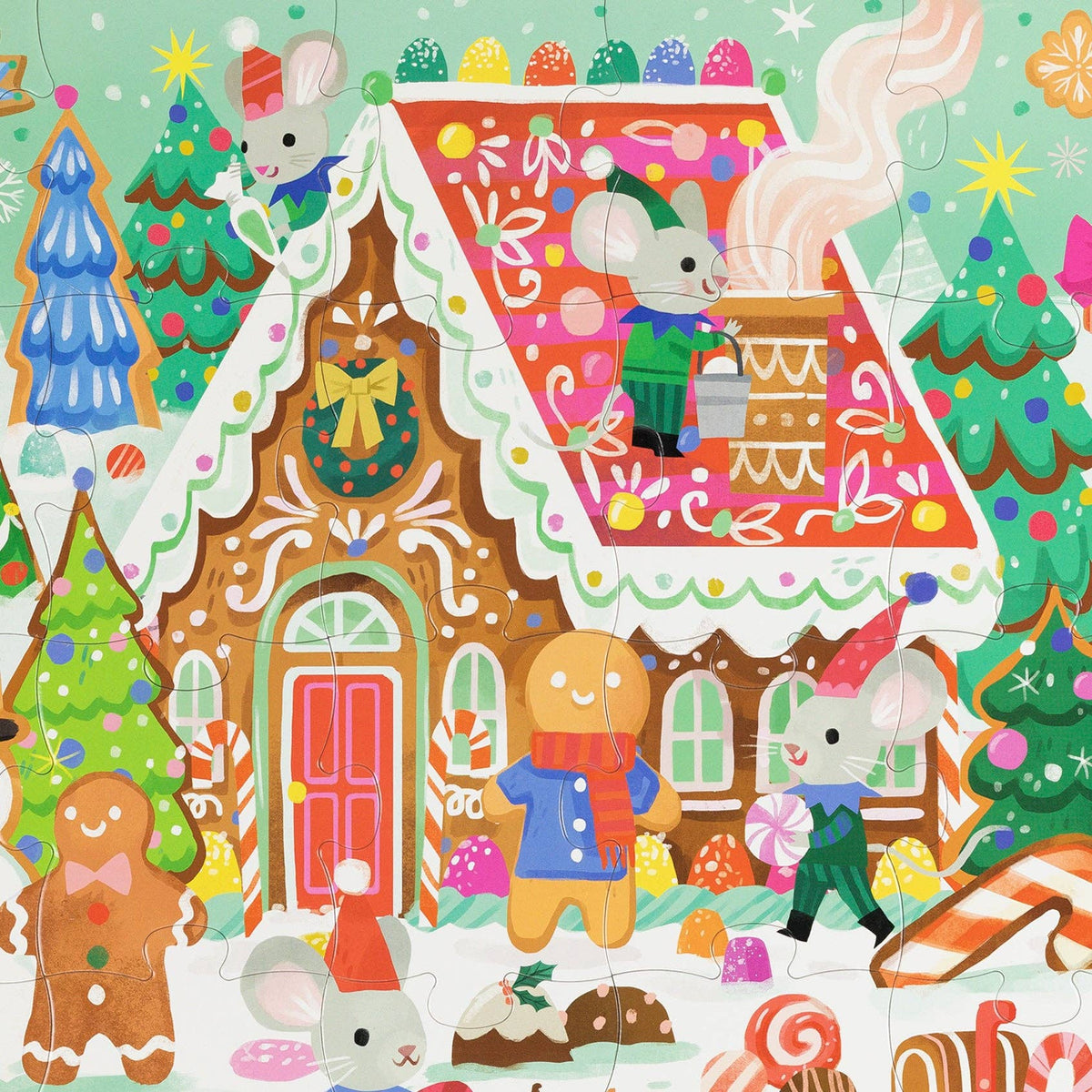 Gingerbread House - Classic Floor Puzzle 24 pc - Crocodile Creek
