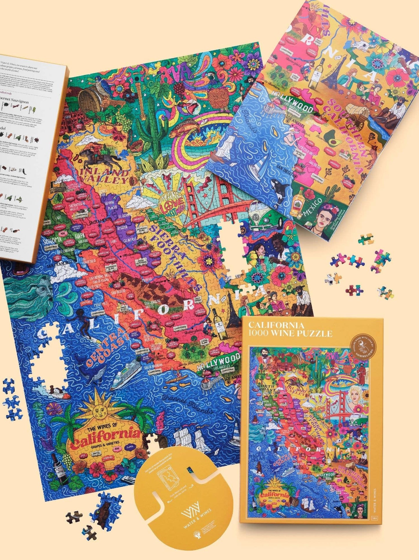 California Wine Puzzle - Water and Wines