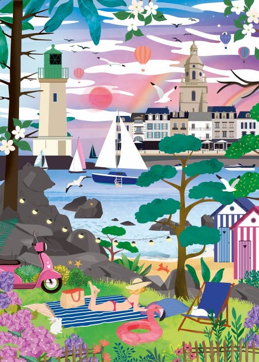 Le Croisic, Between Sky and Sea 1500-Piece Puzzle - Pieces and Peace