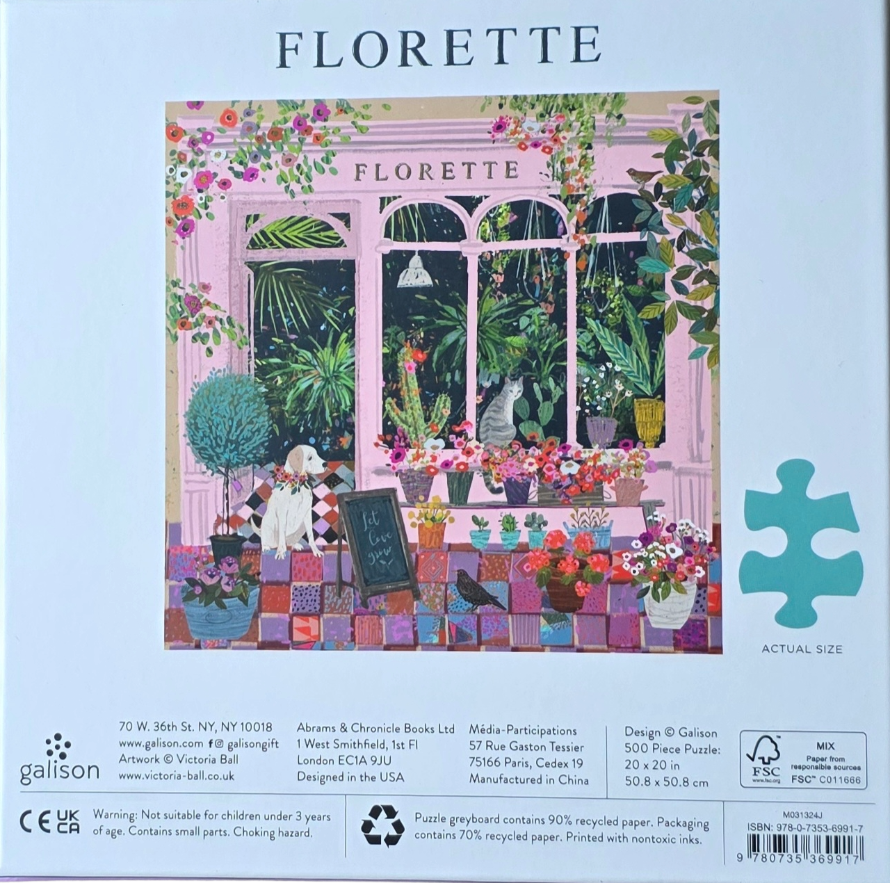 Galison - Florette Puzzle