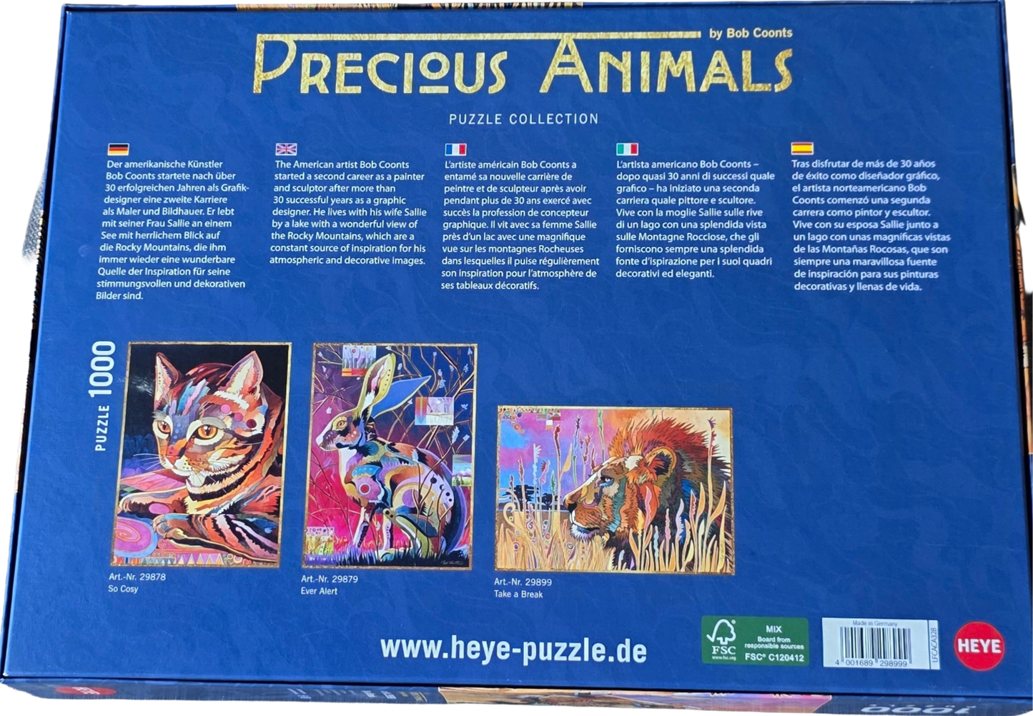 Heye - Take a Break - Precious Animals