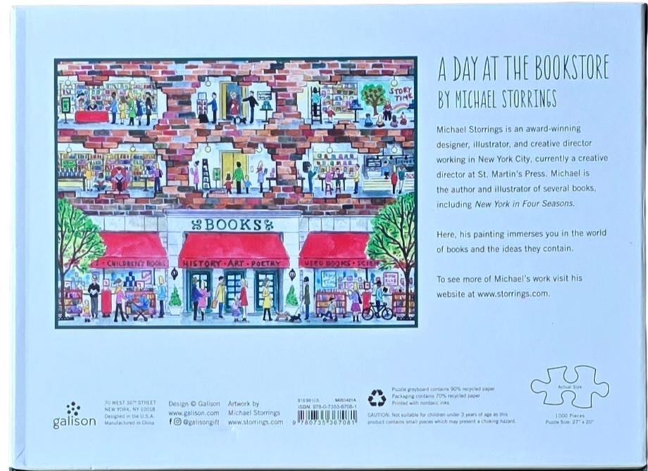 Galison - A Day at the Bookstore