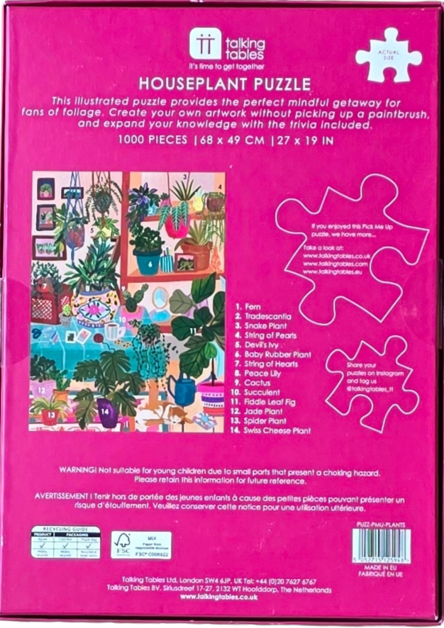 Talking Tables - Houseplant Puzzle