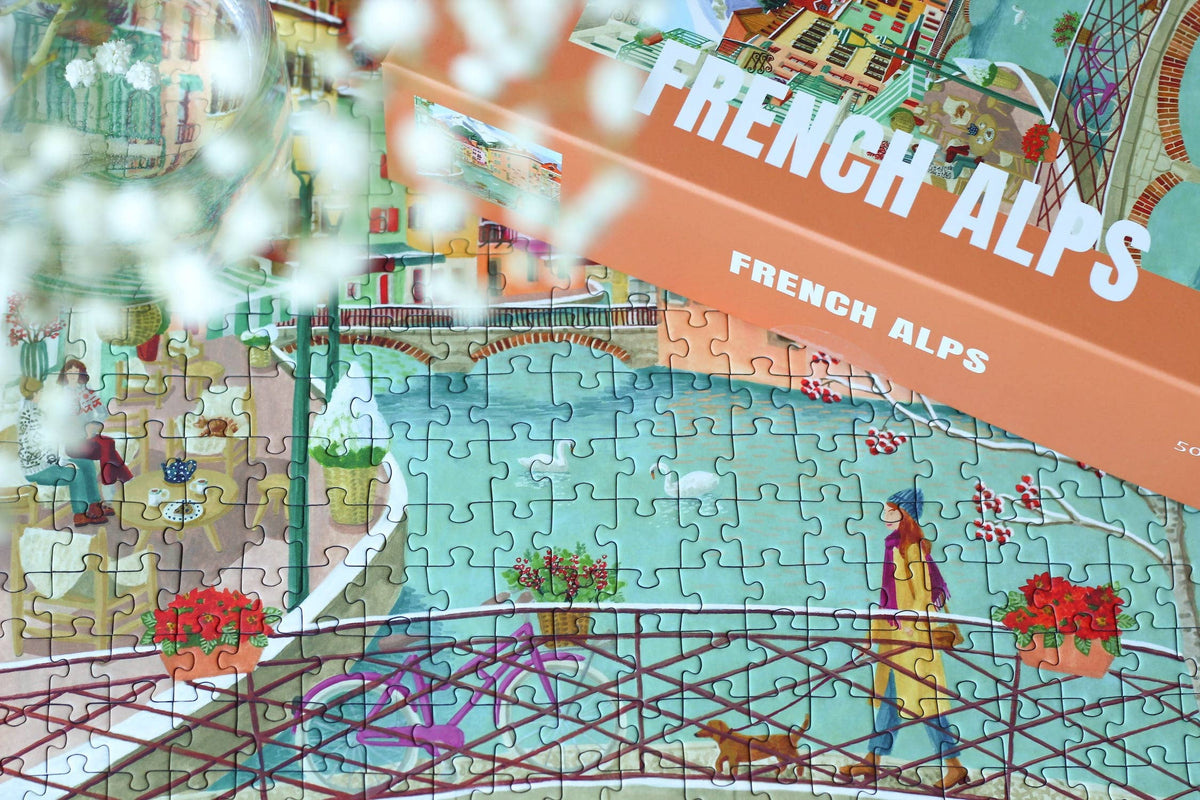 French Alps, 500 pieces Piecely