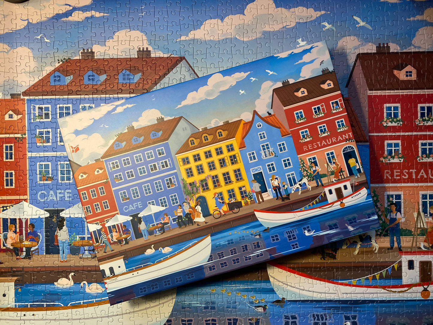 Nyhavn 1000 piece jigsaw puzzle from Penny Puzzle