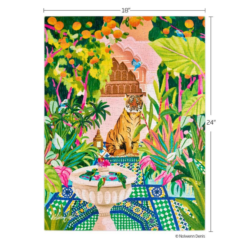 Peaceful Oasis - WerkShoppe 500 Pc Puzzle - Slip Box