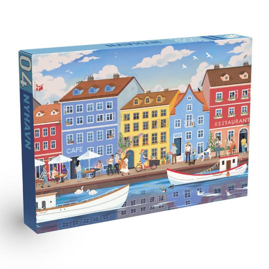 Nyhavn 1000 piece jigsaw puzzle from Penny Puzzle