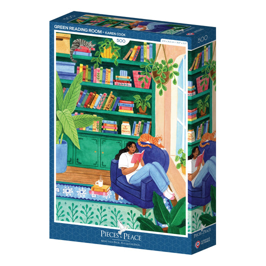 Green Reading Corner - Pieces and Peace
