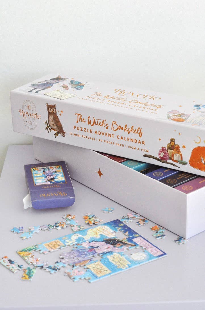 The Witch's Bookshelf Puzzle Advent Calendar - Reverie