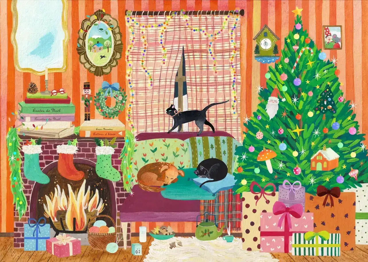 Christmas by the Fireside - La Pauz - 500 pieces