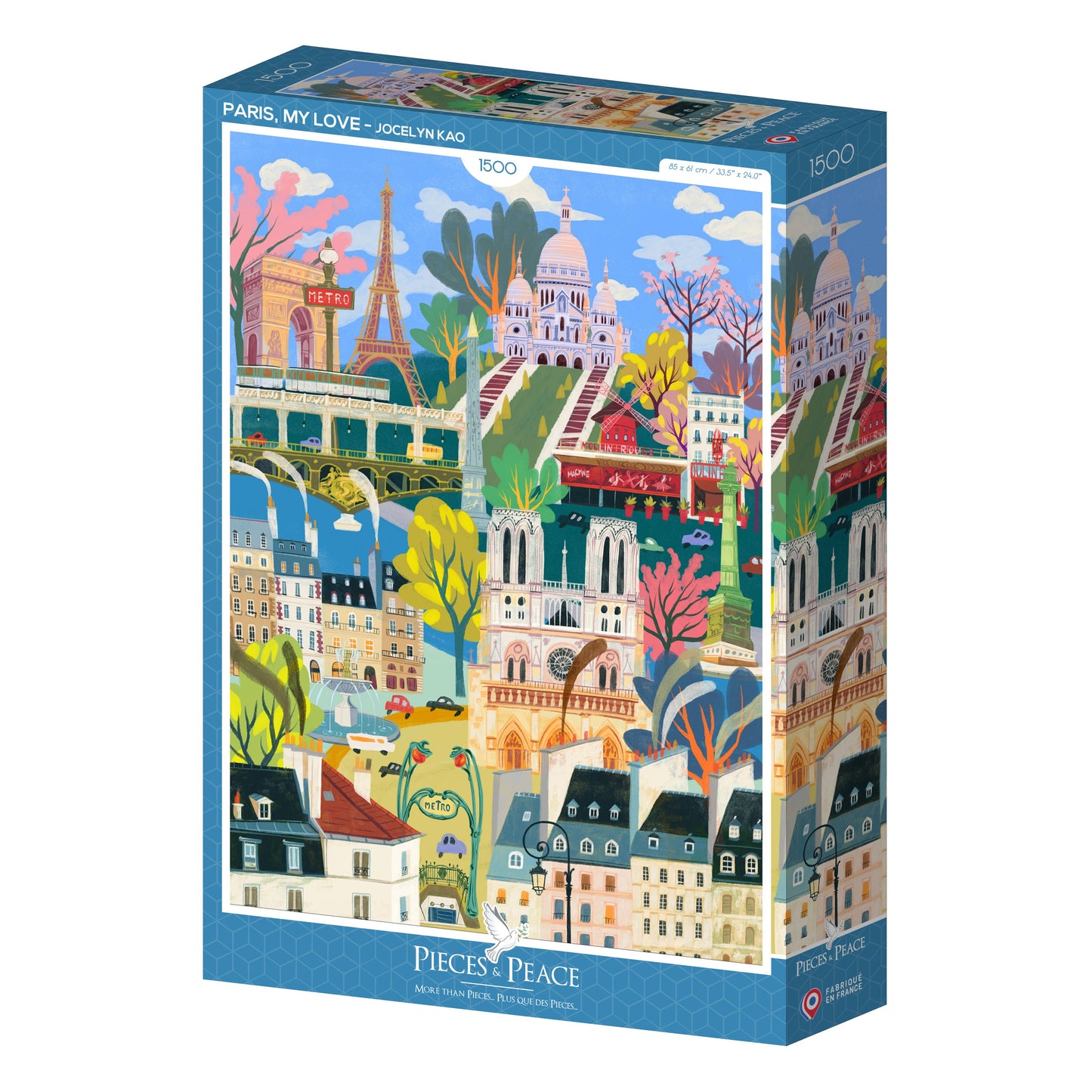 Paris, My Love - Pieces and Peace - 1500 pieces
