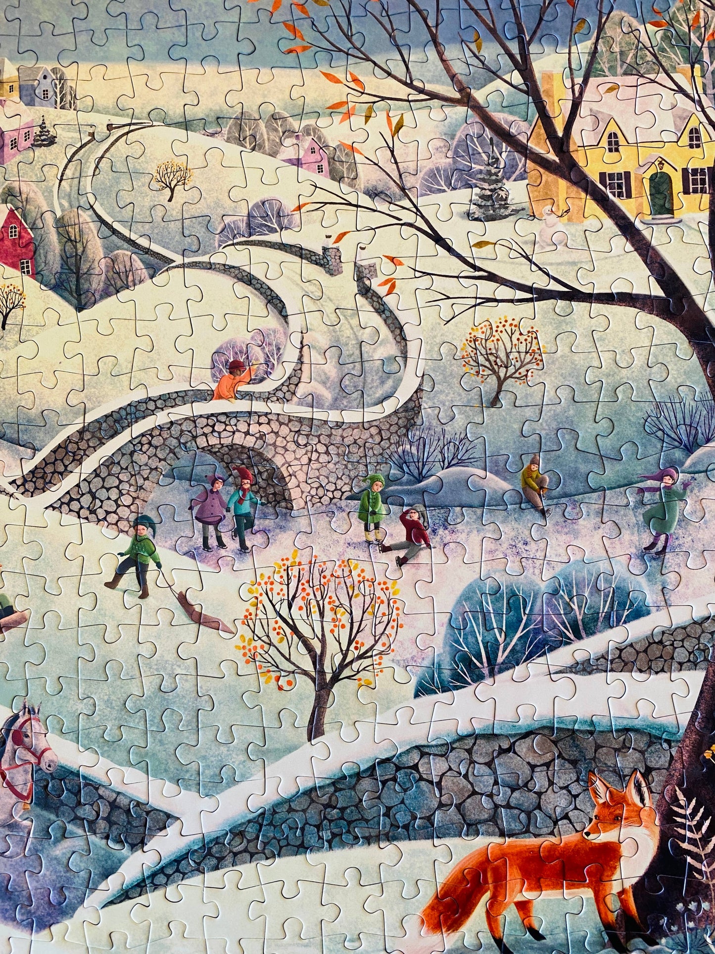 WINTER FUN 500 piece jigsaw puzzle by Penny Puzzle