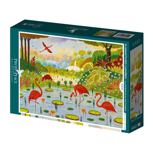Caribbean Flamingos - Pieces and Peace