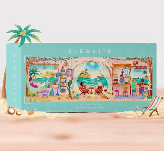 Costal Daydream Panoramic Puzzle - Elewhite