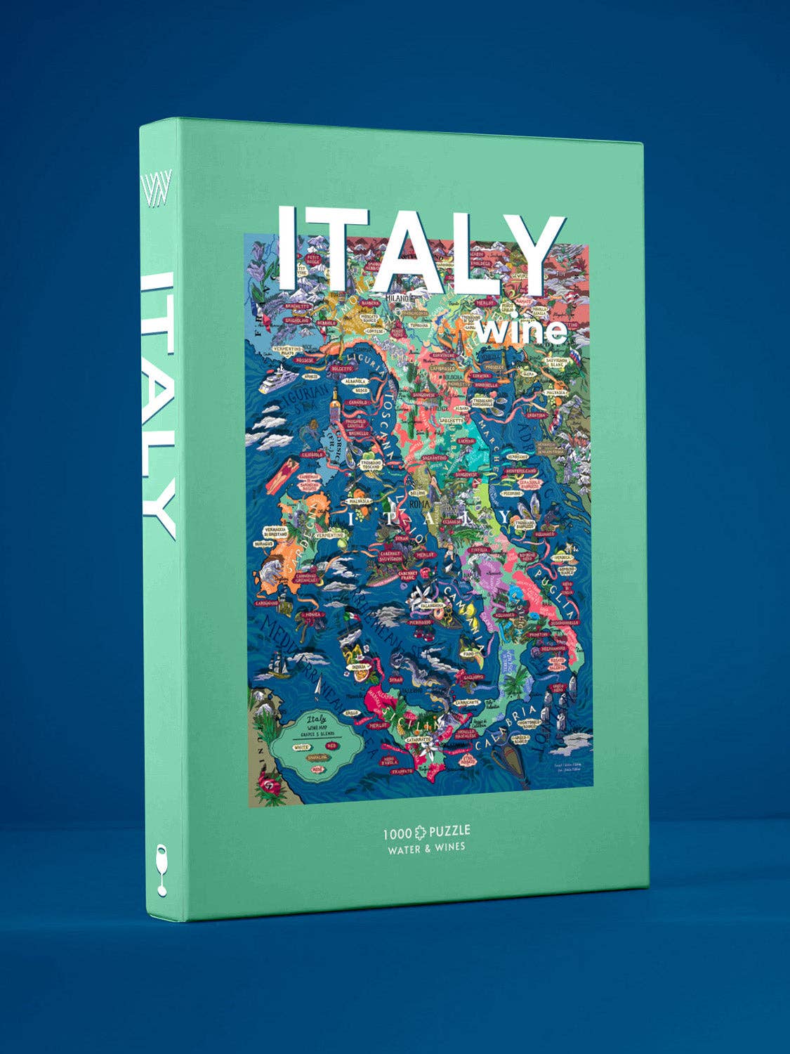 Italy Wine Puzzle - Water and Wines