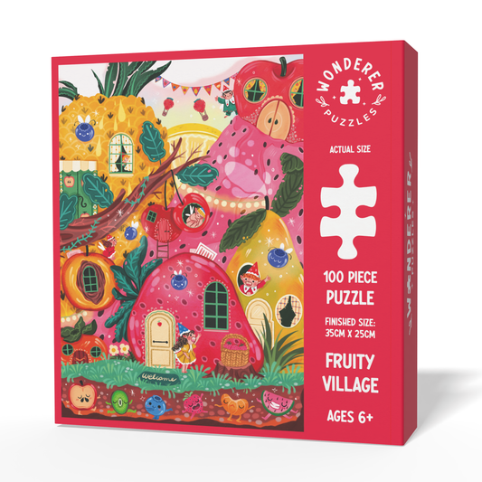 Fruity Village Jigsaw Puzzle (100 Pieces) - Wonderer