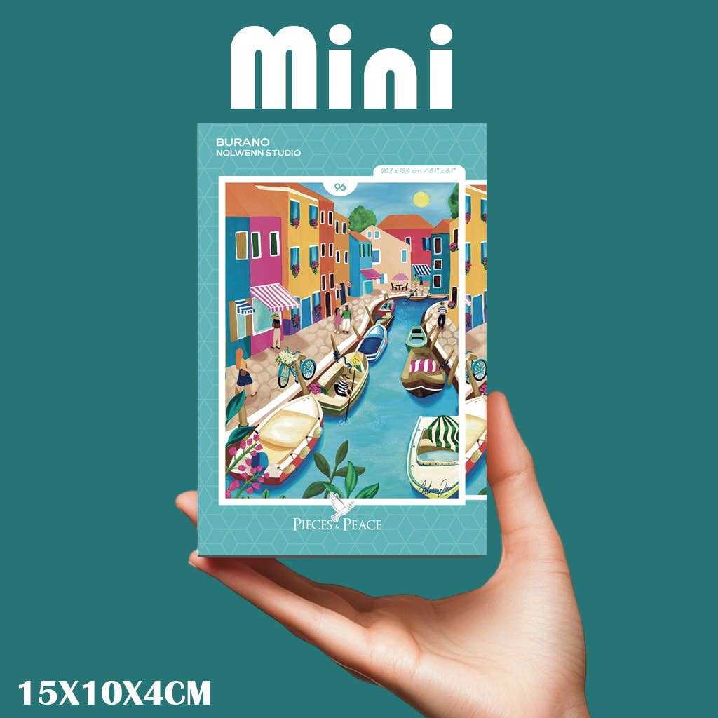 Burano - Mini-Puzzle 96 pieces - Pieces & Peace