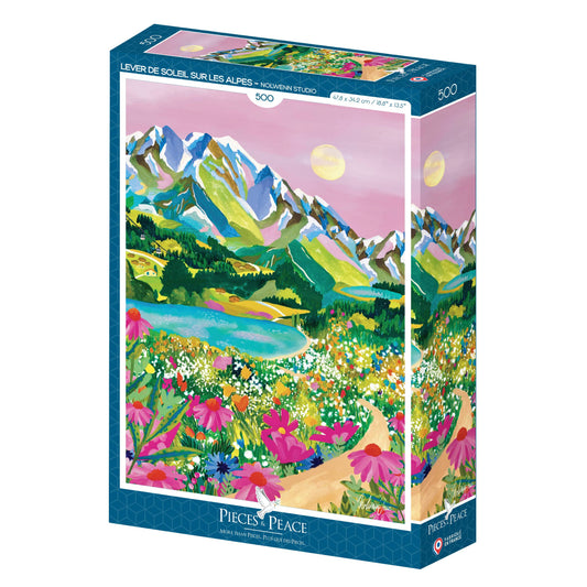 Sunrise over the Alps - Pieces and Peace