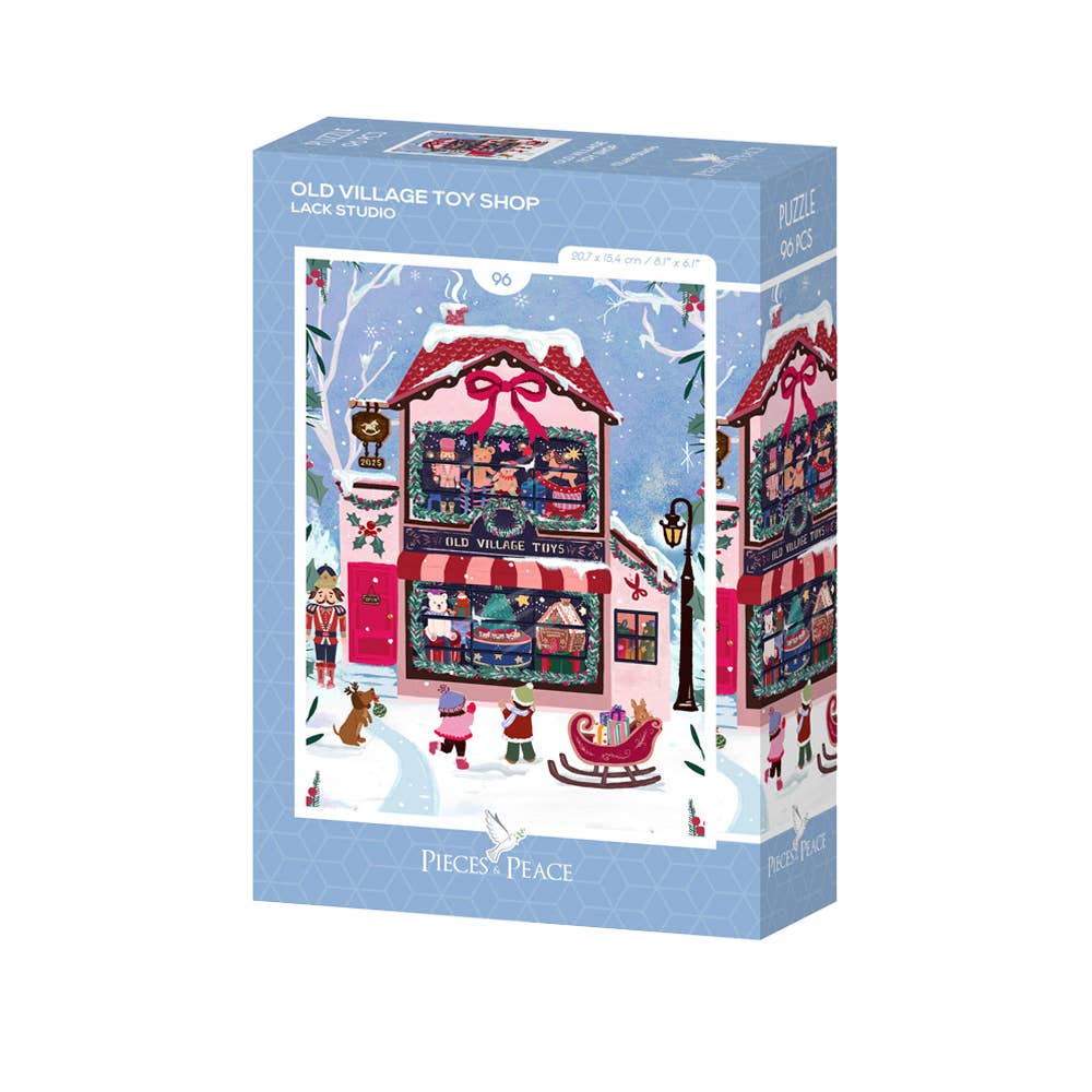 Old Village Toy Shop - Pieces and Peace Mini Puzzle 96 pieces -