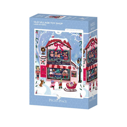 Old Village Toy Shop - Pieces and Peace Mini Puzzle 96 pieces -