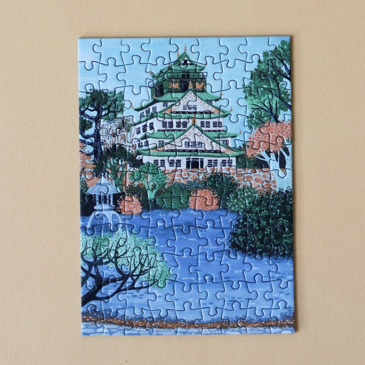 Osaka Castle - Piecely,  Mini puzzle, 99 pieces
